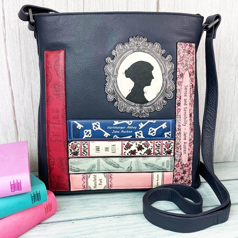 Jane Austen Bag - Books Design Cross Body Handbag