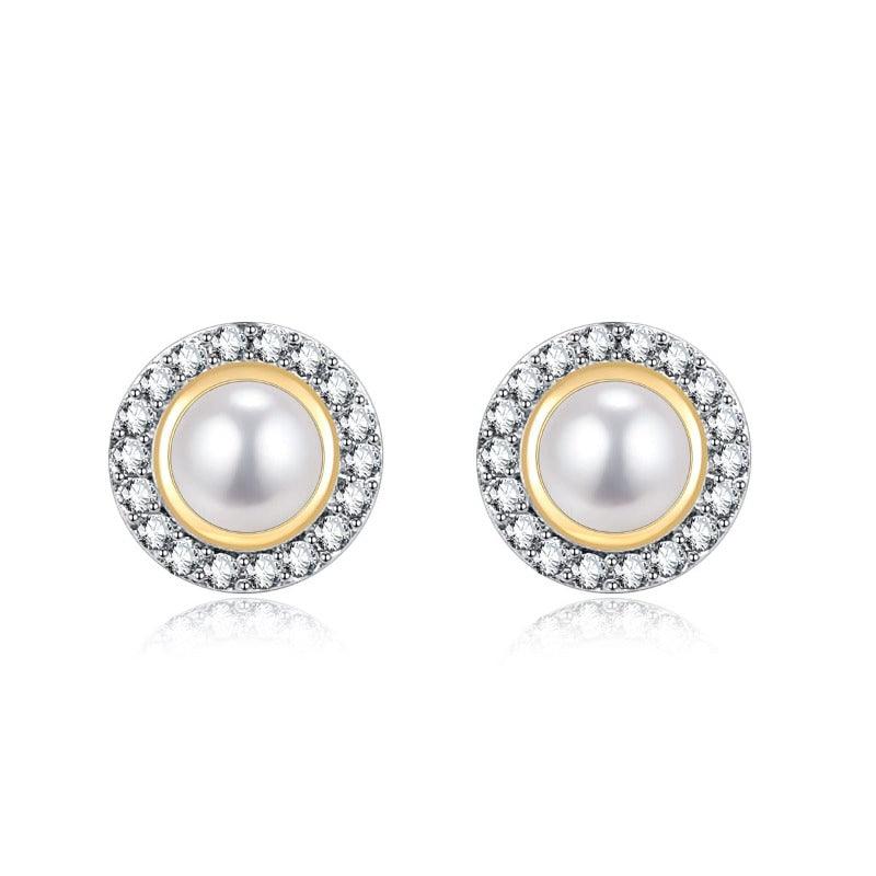 Jane Austen Pearl Stud Earrings - the perfect regency gift for any fans of Pride and Prejudice and Jane Austen