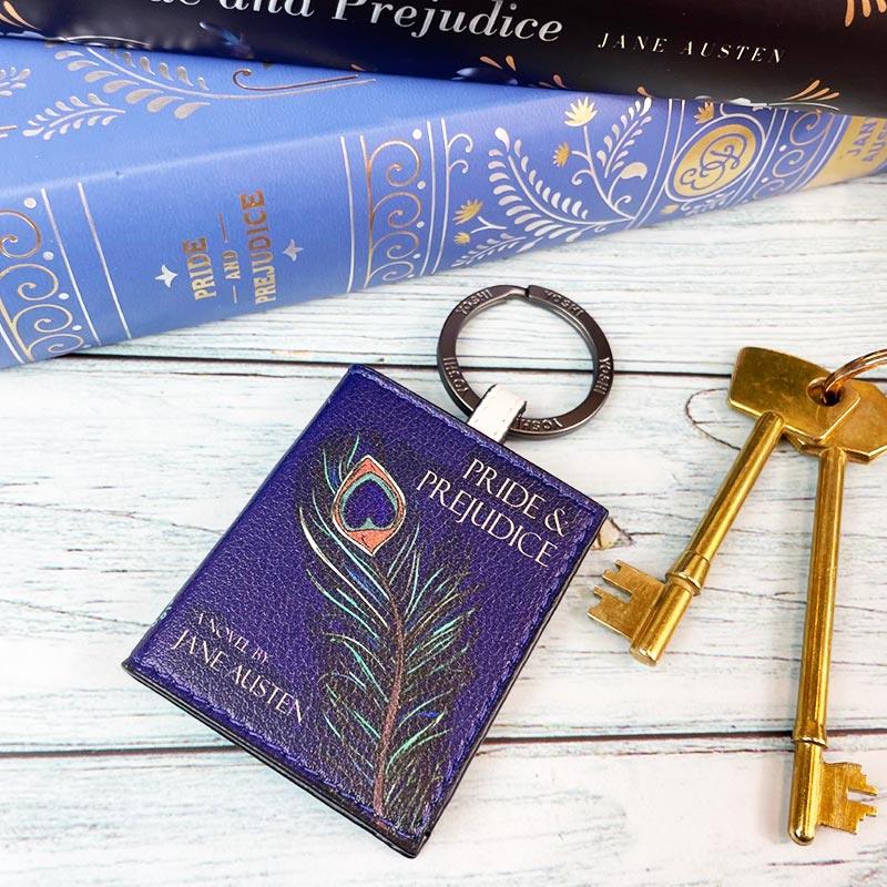 Jane Austen Keyring - Pride and Prejudice Book Design