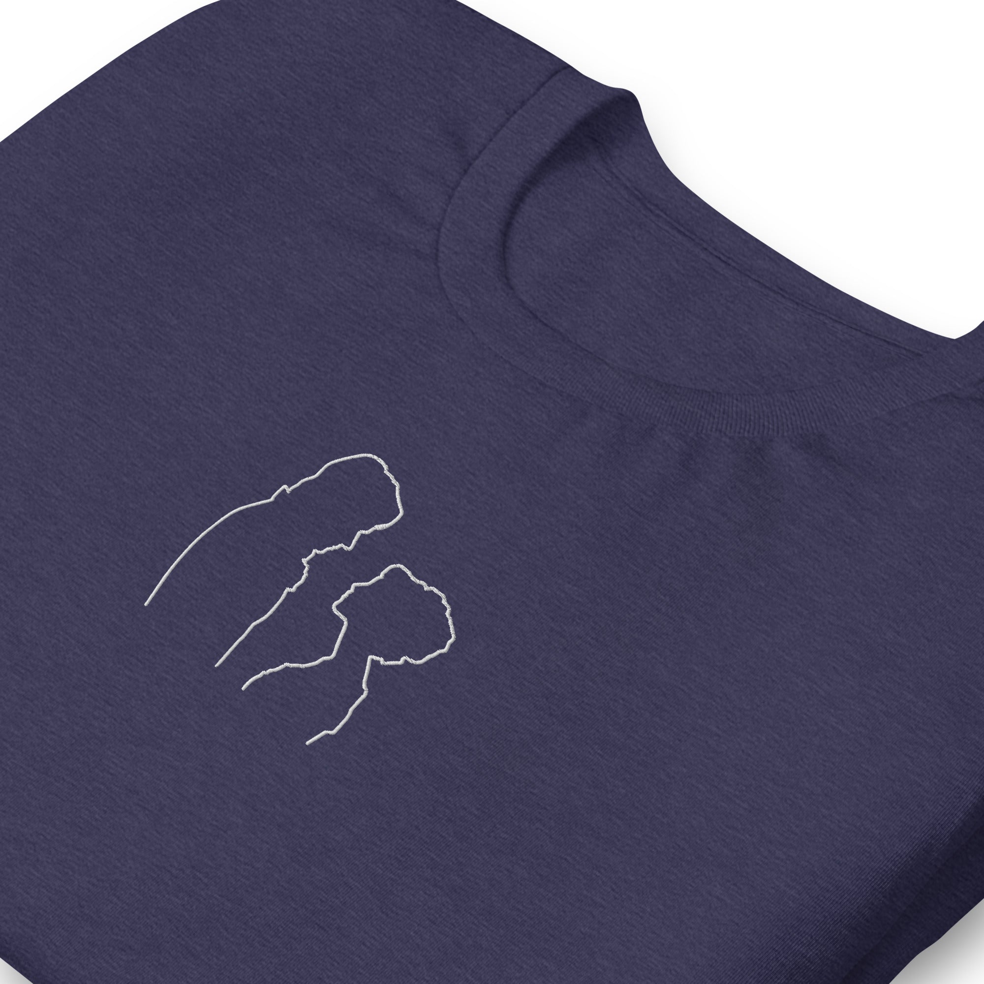 Pride and Prejudice Embroidered Outline T-Shirt | Exclusive Collection